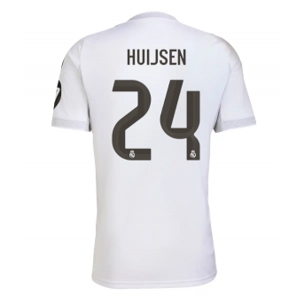 Billige Fotballdrakt Real Madrid Dean Huijsen #24 Replika Hjemmedrakt 2025-26 Kortermet